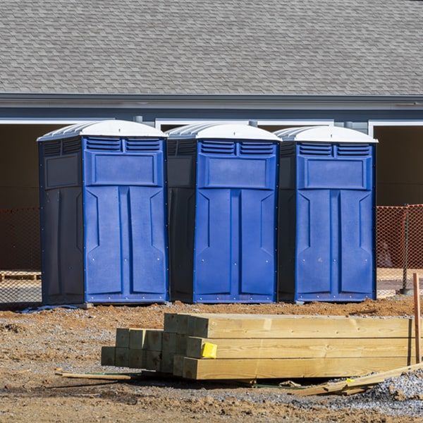 how can i report damages or issues with the porta potties during my rental period in Butler Illinois